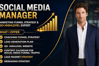 create a coaching funnel strategy, lead generation plan, and gohighlevel website