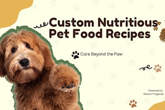 produce nutritious pet food recipes for your pets