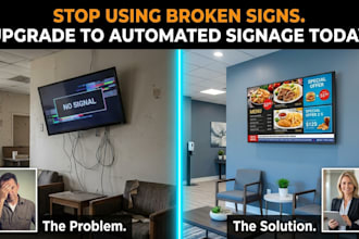 setup automated digital signage with live data sync and remote management cloud