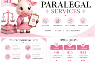 paralegal services in contract law