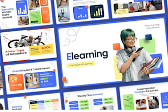 design educational presentation training elearning course webinar lecture slides