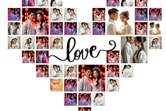 do photo collage slideshow scrapbook birthday gift wedding digital photo frame