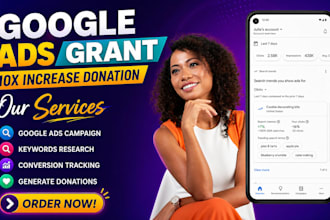 set up, manage, and optimize google ad grants for nonprofits and business growth