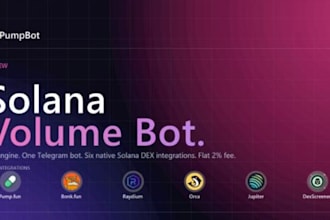 build dex arbitrage bot, pumpfun launch bot, and aggregator bots