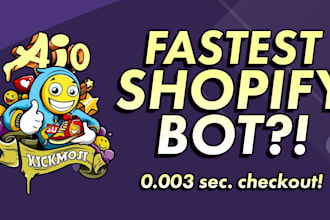 create auto checkout bot for fast buying, sneaker, pokémon, and shopify