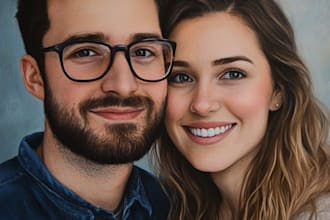 make couple portrait illustration