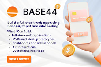 build base44 bug fixing base44 replit base44 app base44 expert base44 web app