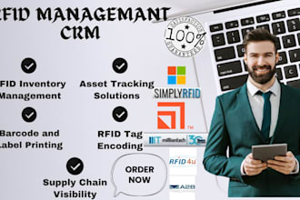 setup rfid crm via rfidaerotrack simplyrfid bartender milliontech rfid4u atomiq