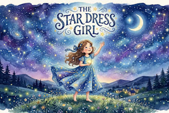 illustrate your children book with whimsical watercolor art