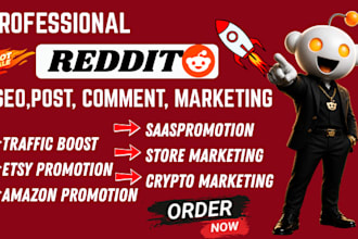 boost your amazon etsy crypto saas tools sales, traffic  in live reddit SEO post