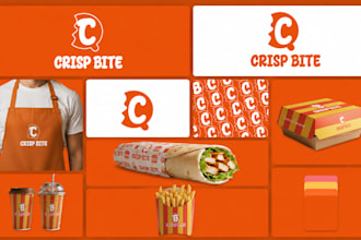 design restaurant branding, social media kit, food packaging, coffee packaging