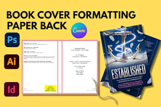 do ingramspark  paper back format, fix, resize book cover edit, createspace