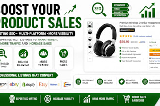 do new egg product ebay amazon wayfair etsy shopify walmart listing product seo