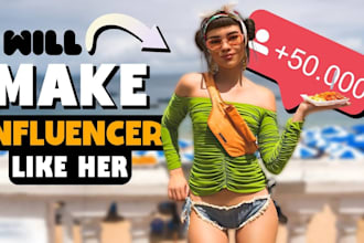 build your ai influencer product brand with content and social media strategy