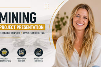 mining project presentation, resource report powerpoint, investor briefing