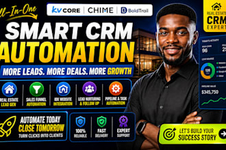 setup kvcore chime boldtrail real estate idx funnel automation construction lead