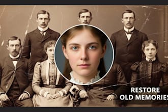 provide ai photo restoration, fix blurry images, and upscale resolution
