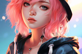 draw anime art or game character