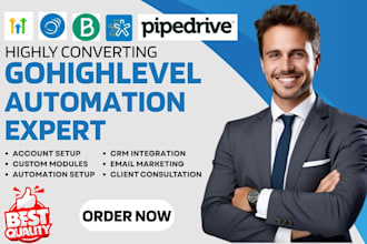 setup gohighlevel pipeline automation brevo nimble pipedrive product management