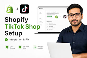 setup tiktok shop, tik tok dropshipping manage shopify marketing tiktok shop ad