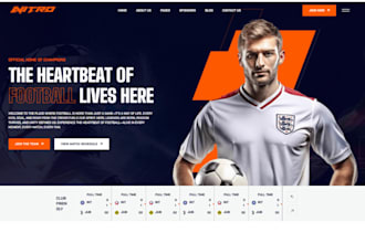 build hockey website basketball football website cricket wordpress website