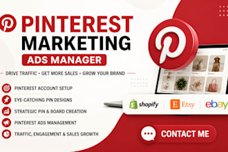 do pinterest marketing ads manager, pintrest pins for etsy shopify ebay growth