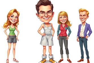 draw caricatures from photos