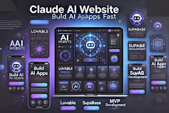 build claude ai website app using claude code lovable supabase ai saas