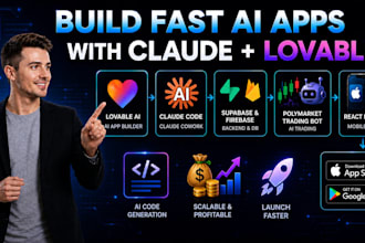 claude code polymarket copy trading bot claude cowork upload lovable ai firebase