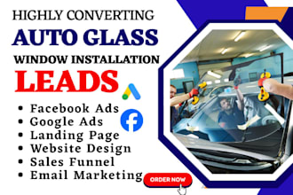 generate auto glass leads window installation leads window tinting sales funnel