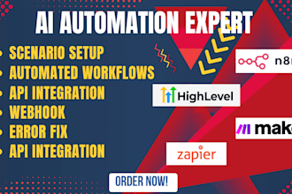 setup make com made com make com expert make com automation fix make com