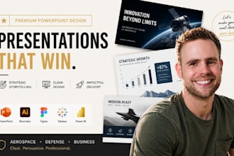 aerospace PPT design, defense presentation, engineering proposal slides, pitch