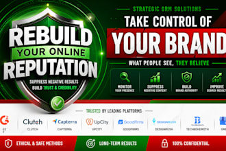 do g2 clutch gmb capterra goodfirm orm rebuild online reputation