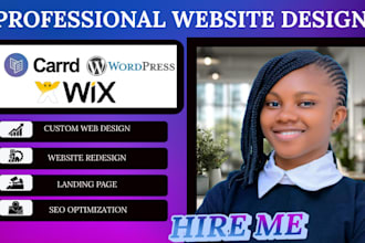 redesign carrd website carrd landing page