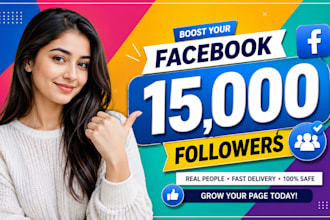 get instantly 15,000 facebook followers organically
