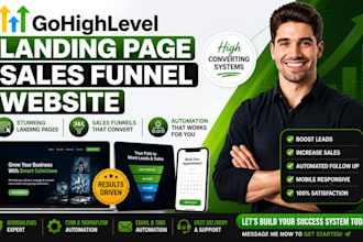 gohighlevel landing page go highlevel funnel go high level website service titan
