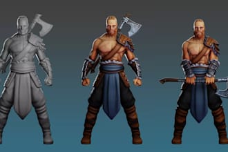 sculpt 3d metahuman character rigging 3d game animation ue5 unreal engine unity