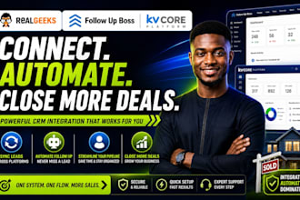 setup realgeeks follow up boss automation kvcore real estate crm integration