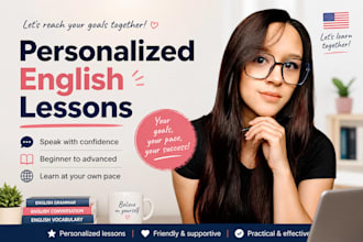 teach you english from beginner to advanced level