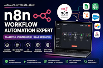 n8n workflow lead gen n8n ai agent business automation n8n expert api integratio