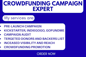 build targeted donor lists, boost your crowdfunding campaign, maximum donations