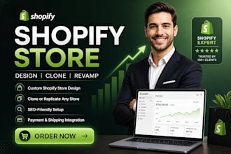 revamp shopify, copy shopify store, clone shopify,shopify website