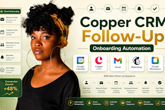 setup copper CRM gmail mailchimp google calendar b2b sales followup automation