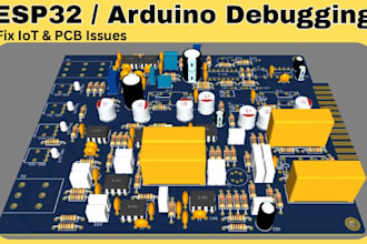 debug and fix esp32, arduino, iot and pcb hardware or firmware issues