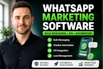 build whatsapp marketing software with API and automation