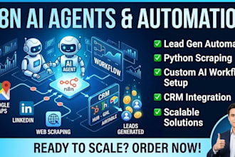 n8n lead generation web scraping data srcaping n8n ai agent n8n automation