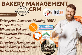 setup bakery crm via flexibake cakeboss bakesmart bake wheel dispotool zeuspos