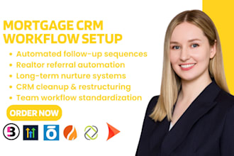 build mortgage CRM workflow gohighlevel total expert jungo surefire floify shape