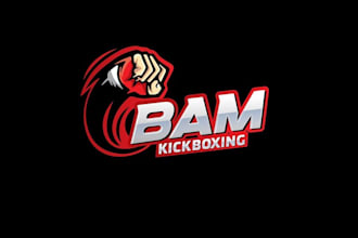 design new kick boxing gym logo