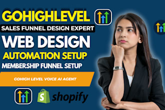 setup gohighlevel sales funnel, go highlevel automation or gohighlevel website
